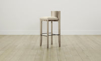 The Delancey Bar & Counter Stool - Tuscan Leather Bisque