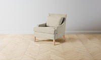 The Downing Chair - Belgian Linen Alder