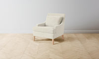 The Downing Chair - Italian Bouclé White