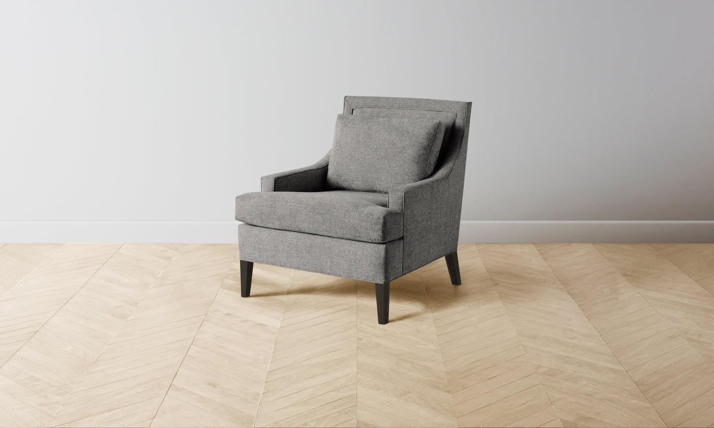 The Downing Chair - Merino Granite