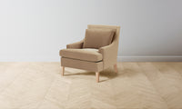 The Downing Chair - Mohair Almond