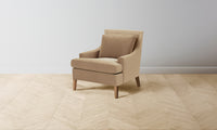 The Downing Chair - Mohair Almond