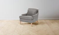 The Downing Chair - Nubuck Leather Asphalt