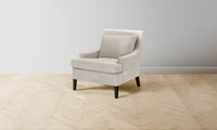 The Downing Chair - Nubuck Leather Sail