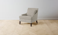 The Downing Chair - Performance Textured Linen Flax