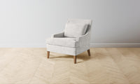 The Downing Chair - Performance Textured Tweed Dove