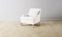 The Downing Chair - Performance Textured Tweed Snow