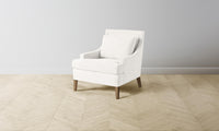 The Downing Chair - Performance Textured Tweed Snow