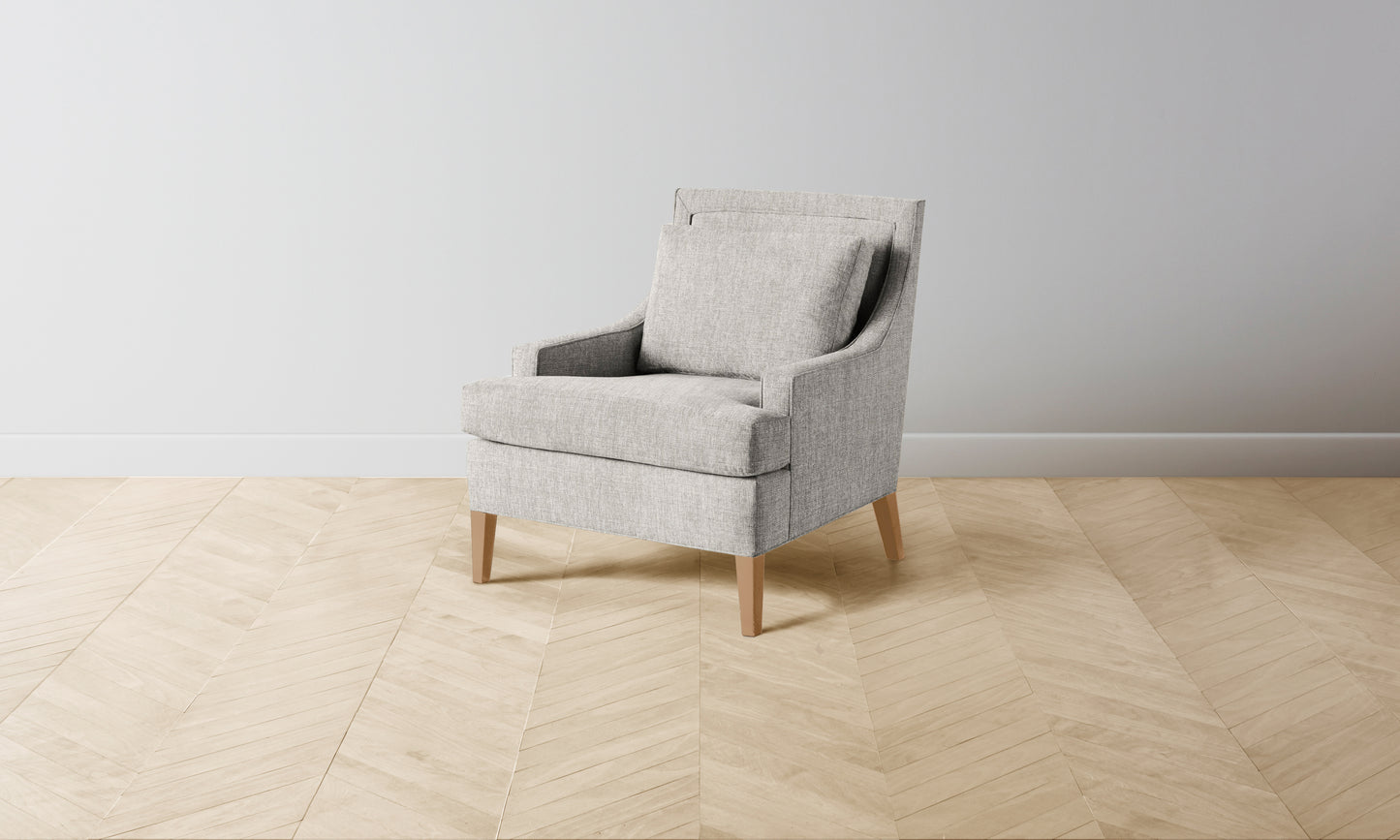 The Downing Chair - Performance Tweed Oatmeal