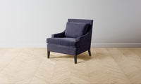 The Downing Chair - Performance Velvet Flannel