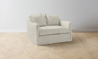 The Dune Chair-and-a-Half - Performance Stonewashed Linen Dew