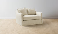 The Dune Chair-and-a-Half - Performance Linen Creme