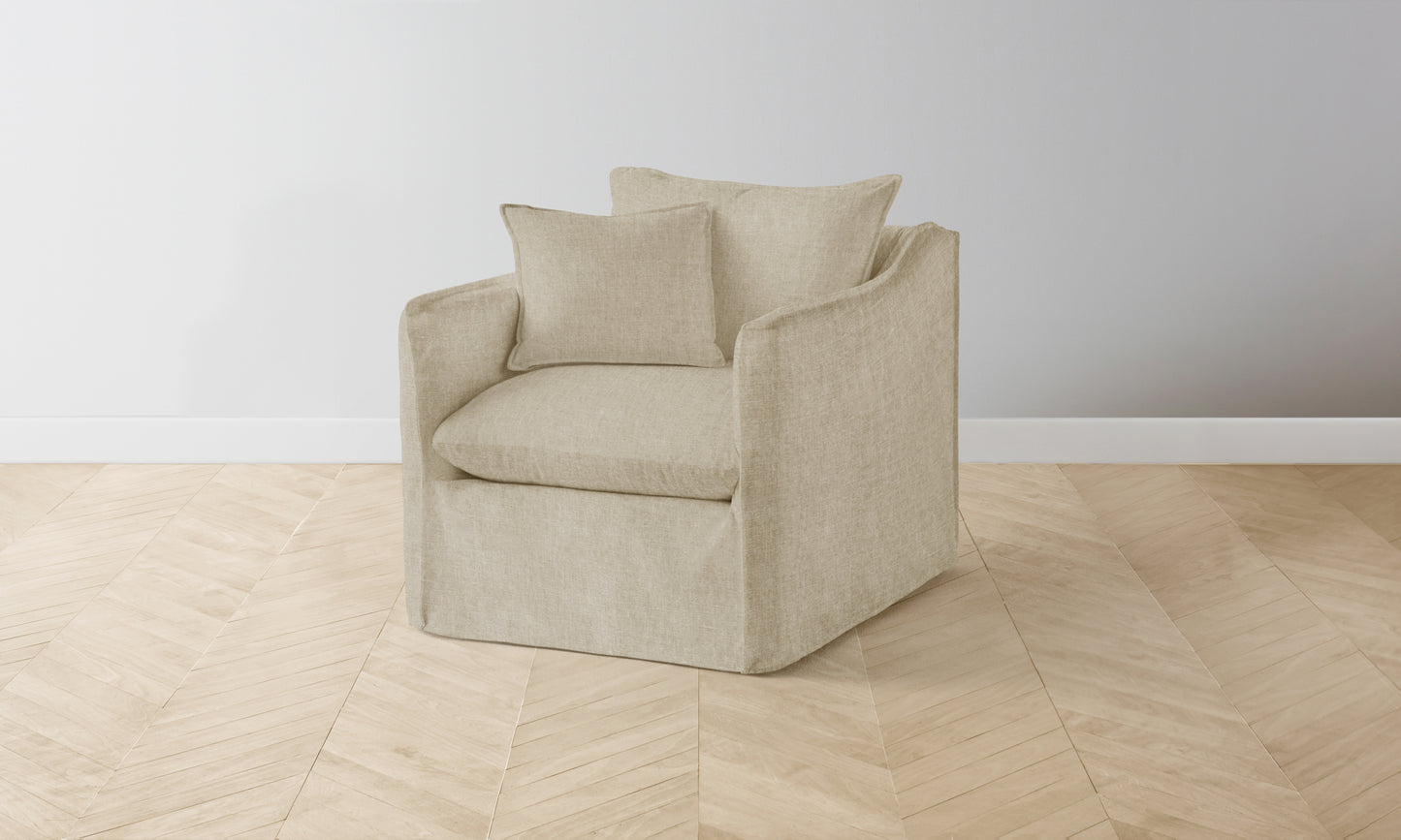 The Dune Chair - Belgian Linen Alder