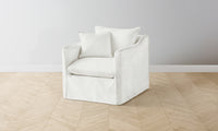 The Dune Chair - Belgian Linen Egret