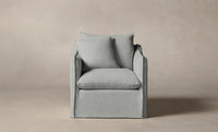 The Dune Chair - Performance Woven Chenille Rain