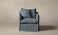 The Dune Chair - Performance Stonewashed Linen Chambray