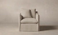 The Dune Chair - Performance Stonewashed Linen Dew