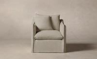 The Dune Chair - Performance Textured Linen Flax