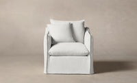 The Dune Chair - Performance Woven Chenille Lace