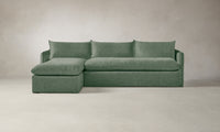 The Dune Sectional - Performance Stonewashed Linen Aspen