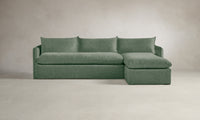 The Dune Sectional - Performance Stonewashed Linen Aspen