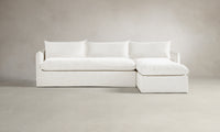 The Dune Sectional - Performance Woven Chenille Lace