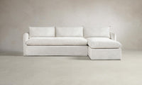 The Dune Sectional - Performance Linen Weave Flour