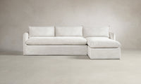 The Dune Sectional - Performance Linen Weave Flour