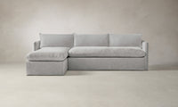 The Dune Sectional - Performance Linen Weave Cloud