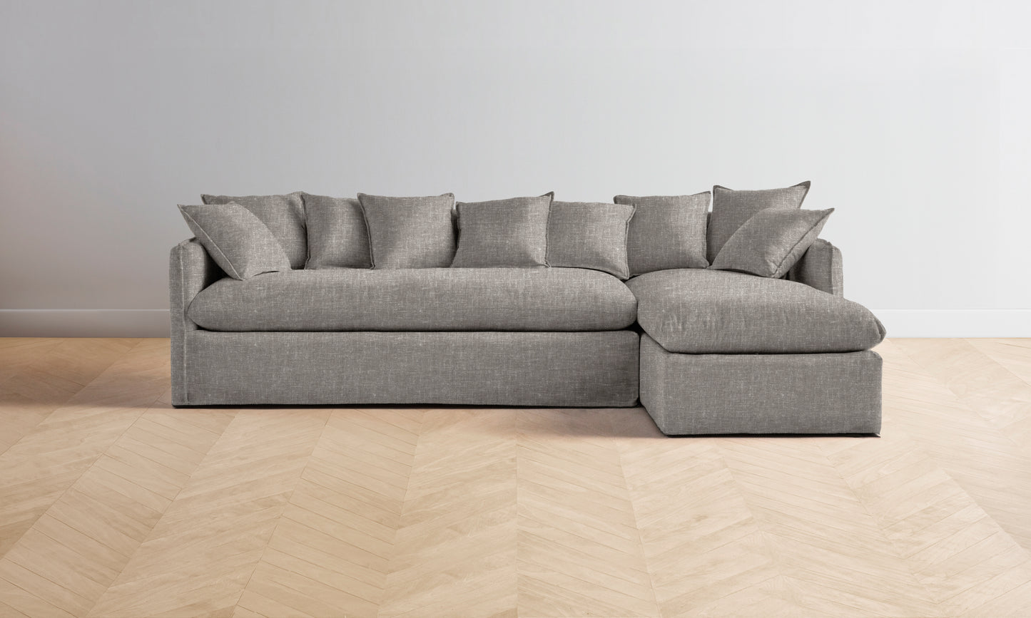 The Dune Sectional - Belgian Linen Agate