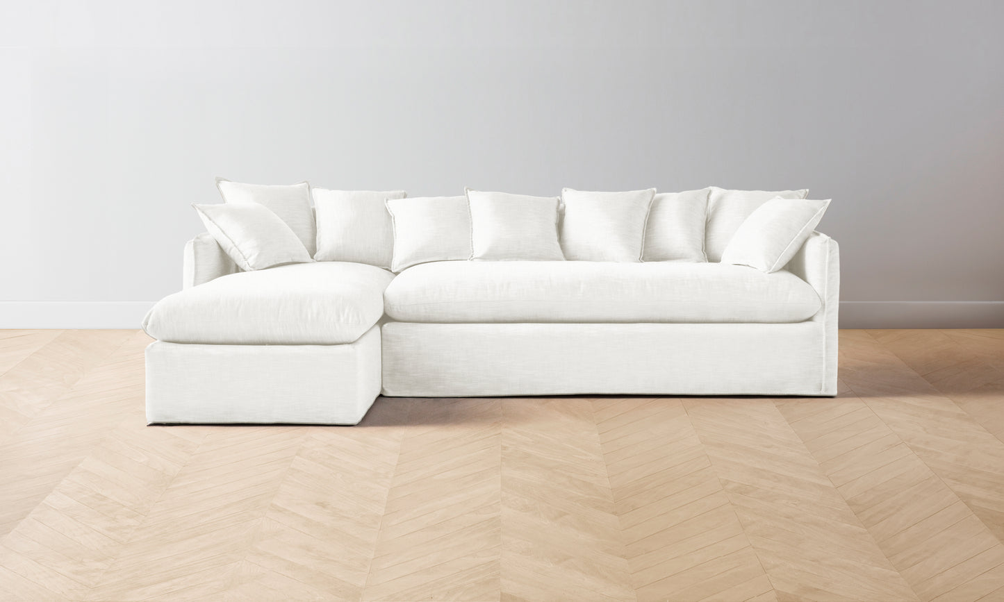 The Dune Sectional - Belgian Linen Egret