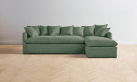 The Dune Sectional - Performance Stonewashed Linen Aspen