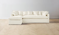 The Dune Sectional - Performance Stonewashed Linen Coconut