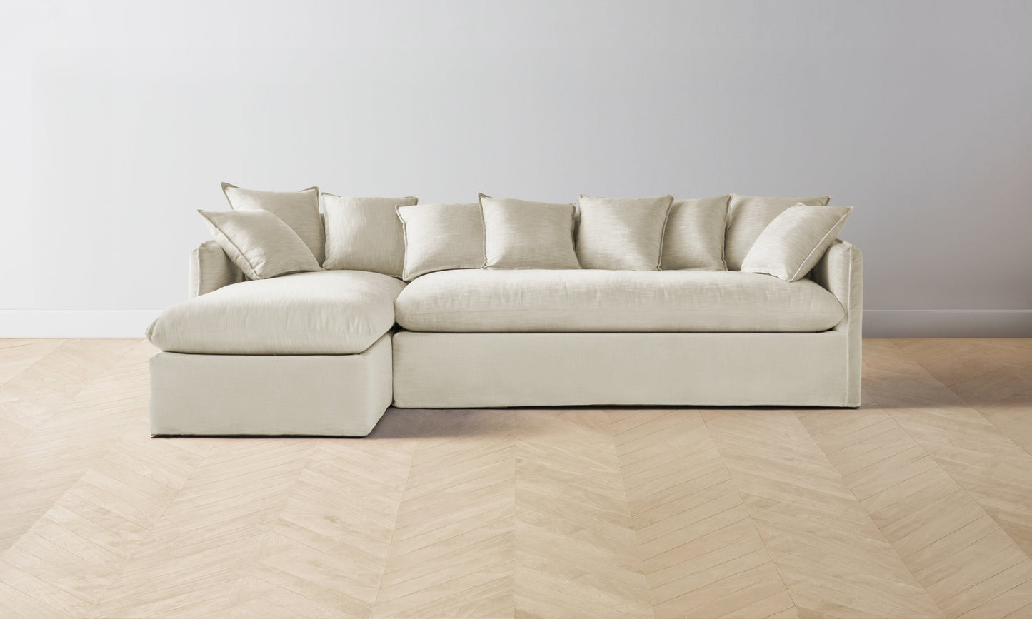 The Dune Sectional - Performance Linen Weave Prairie