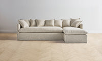 The Dune Sectional - Performance Textured Linen Flax