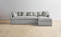 The Dune Sectional - Performance Linen Weave Cloud