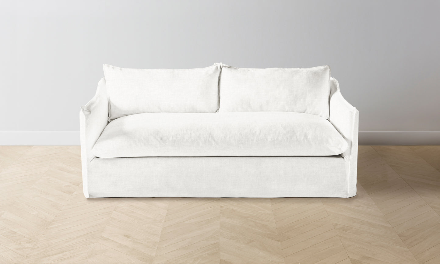 The Dune Sofa - Belgian Linen Egret