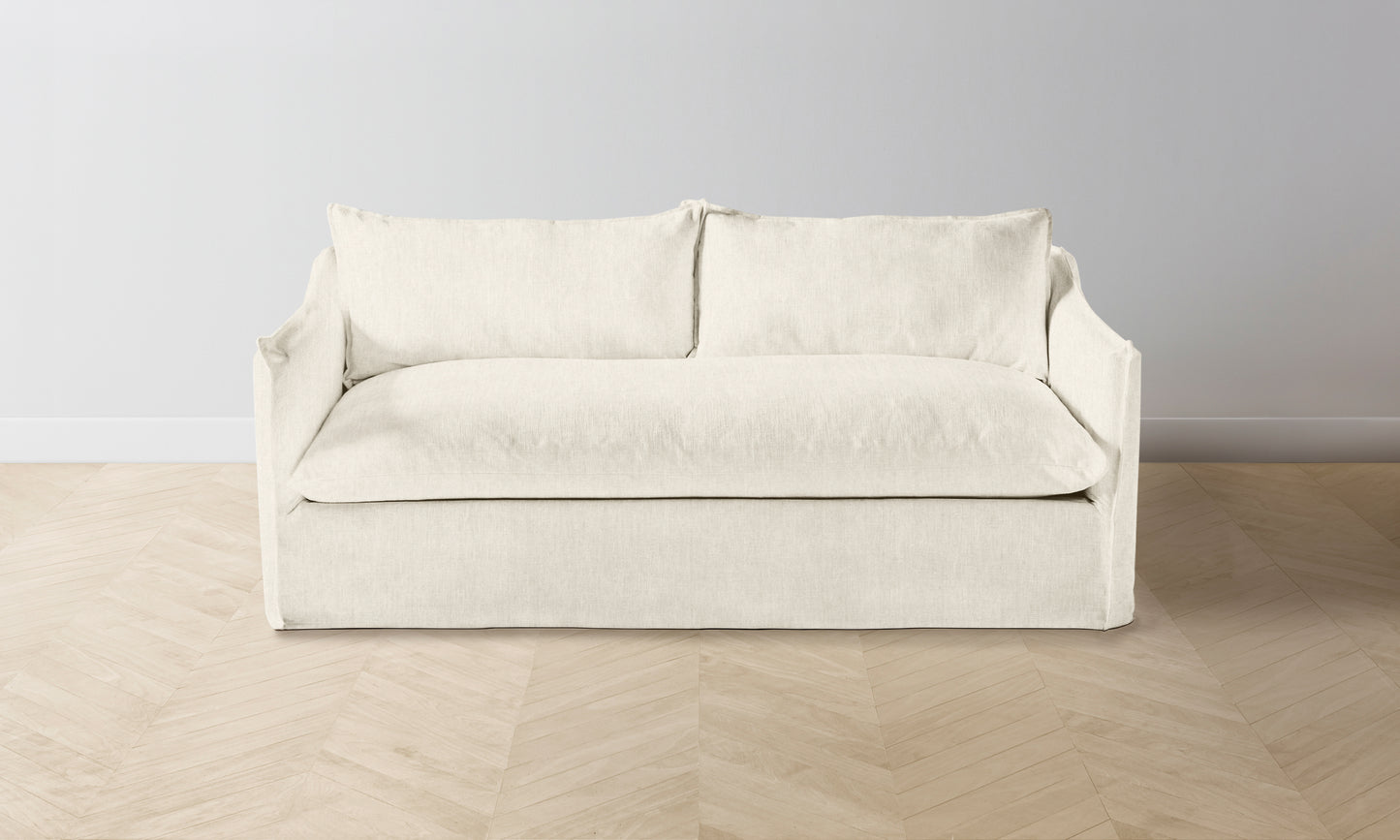 The Dune Sofa - Performance Stonewashed Linen Coconut