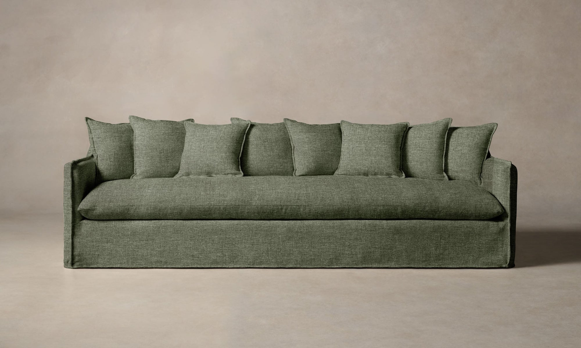 The Dune Sofa - Heritage Belgian Linen Thyme