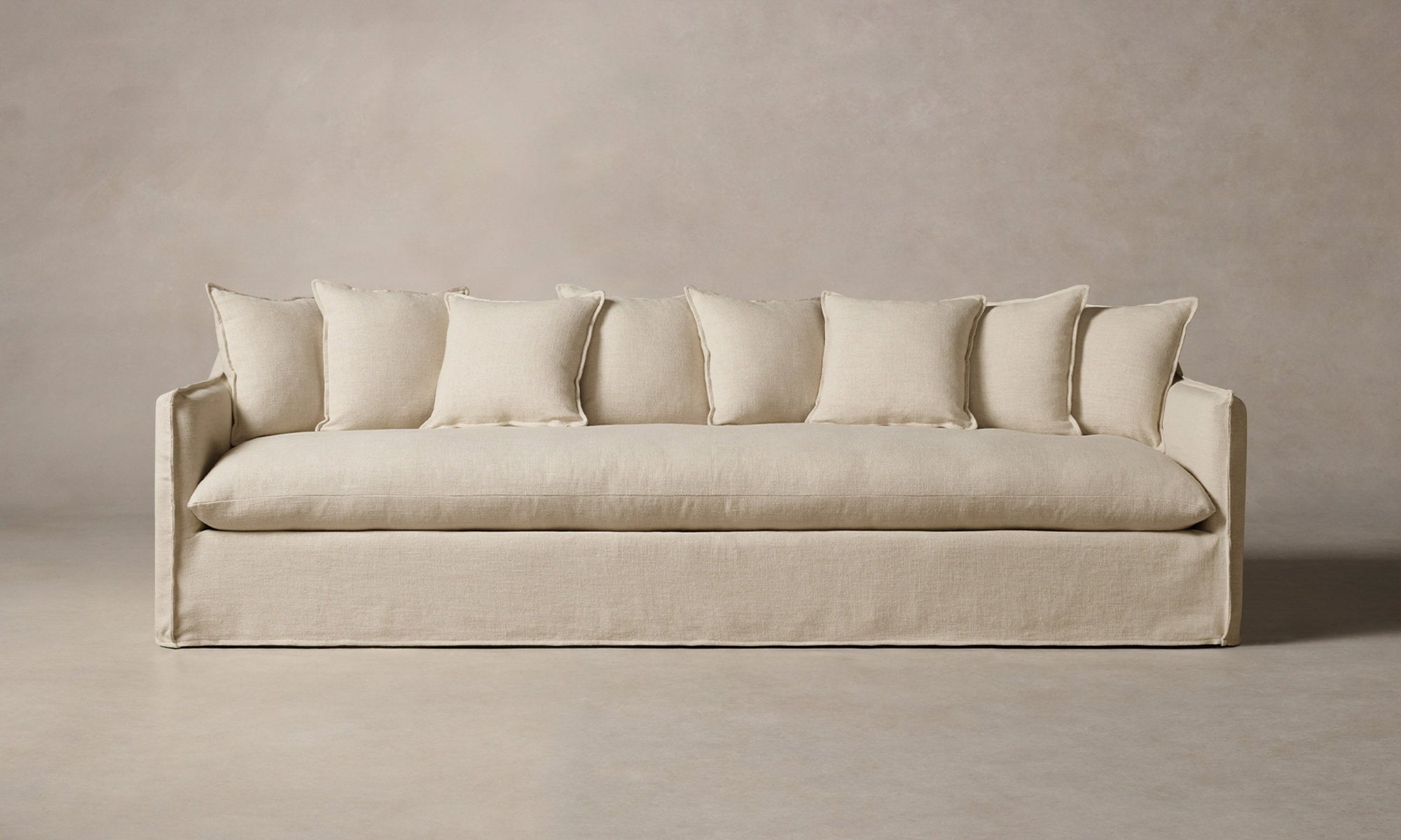 The Dune Sofa - Performance Linen Weave Prairie