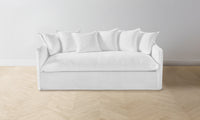 The Dune Sectional - Performance Linen Weave Pure White