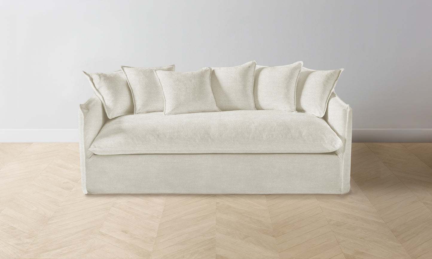 The Dune Sectional - Performance Textured Linen Pearl