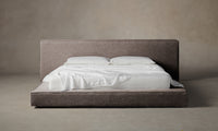 The Eldridge Bed - Belgian Linen Carob