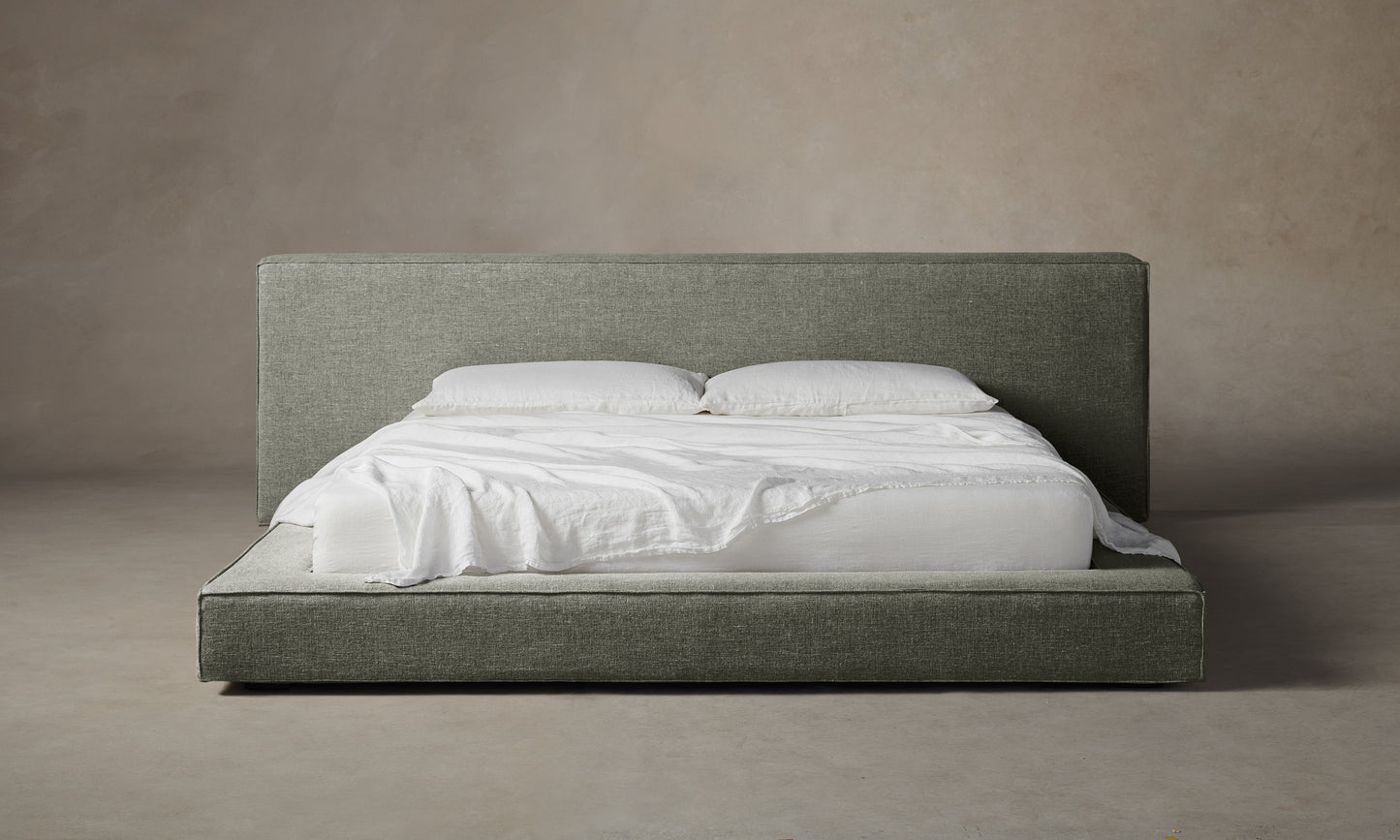 The Eldridge Bed - Belgian Linen Thyme