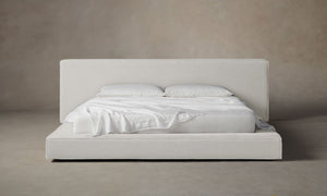 The Eldridge Bed - Italian Brushed Wool Vanilla