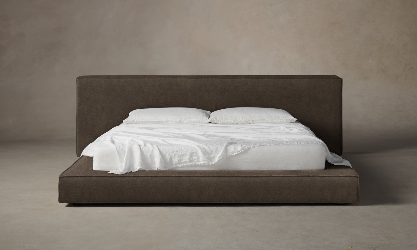 The Eldridge Bed - Mohair Mink