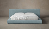 The Eldridge Bed - Mohair Slate Blue