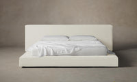 The Eldridge Bed - Performance Stonewashed Linen Coconut