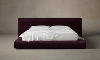 The Eldridge Bed - Performance Velvet Merlot