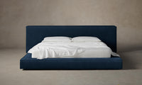 The Eldridge Bed - Performance Velvet Sapphire